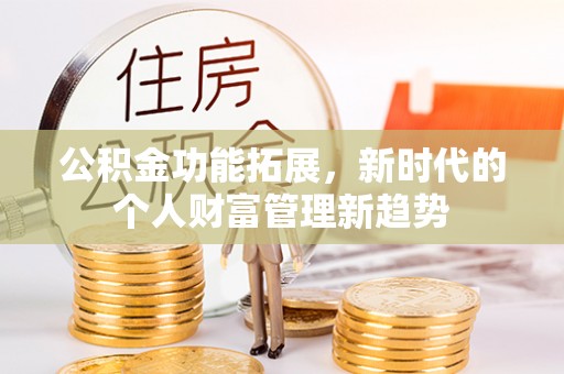 新市公积金功能拓展，新时代的个人财富管理新趋势