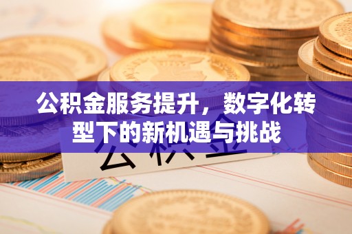 新市公积金服务提升，数字化转型下的新机遇与挑战