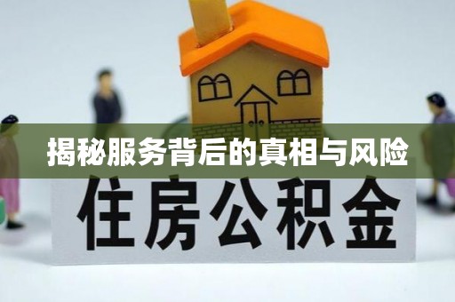 新市揭秘服务背后的真相与风险