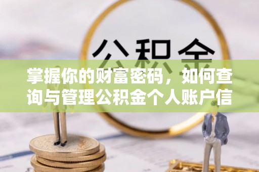 新市掌握你的财富密码，如何查询与管理公积金个人账户信息